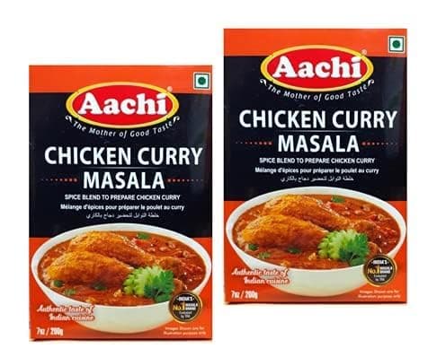 AACHI Chicken Curry Masala 200 GMS -TWIN PACK - PACK OF 2 (200 GMS X 2)