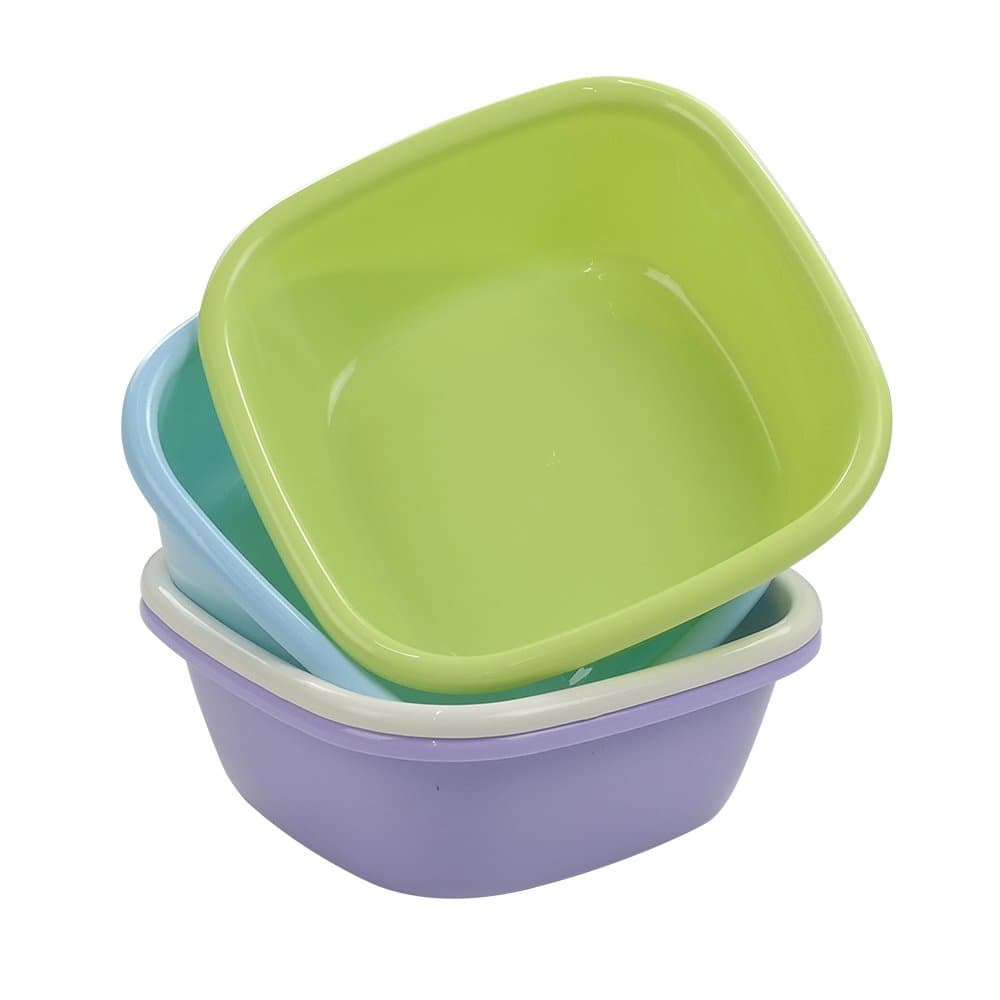 8 Quart Small Wash Basins, 4-Pack