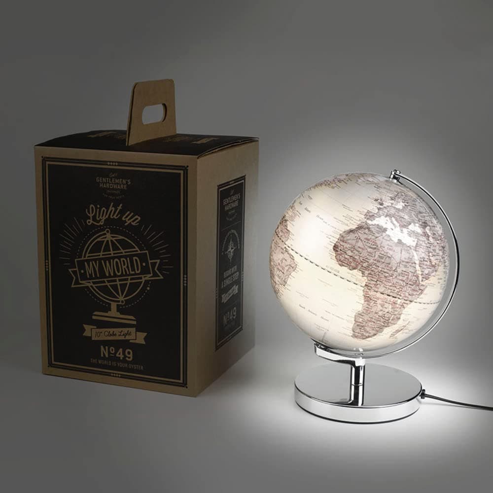 Wild & Wolf GEN238 Metal Globe with LED Light