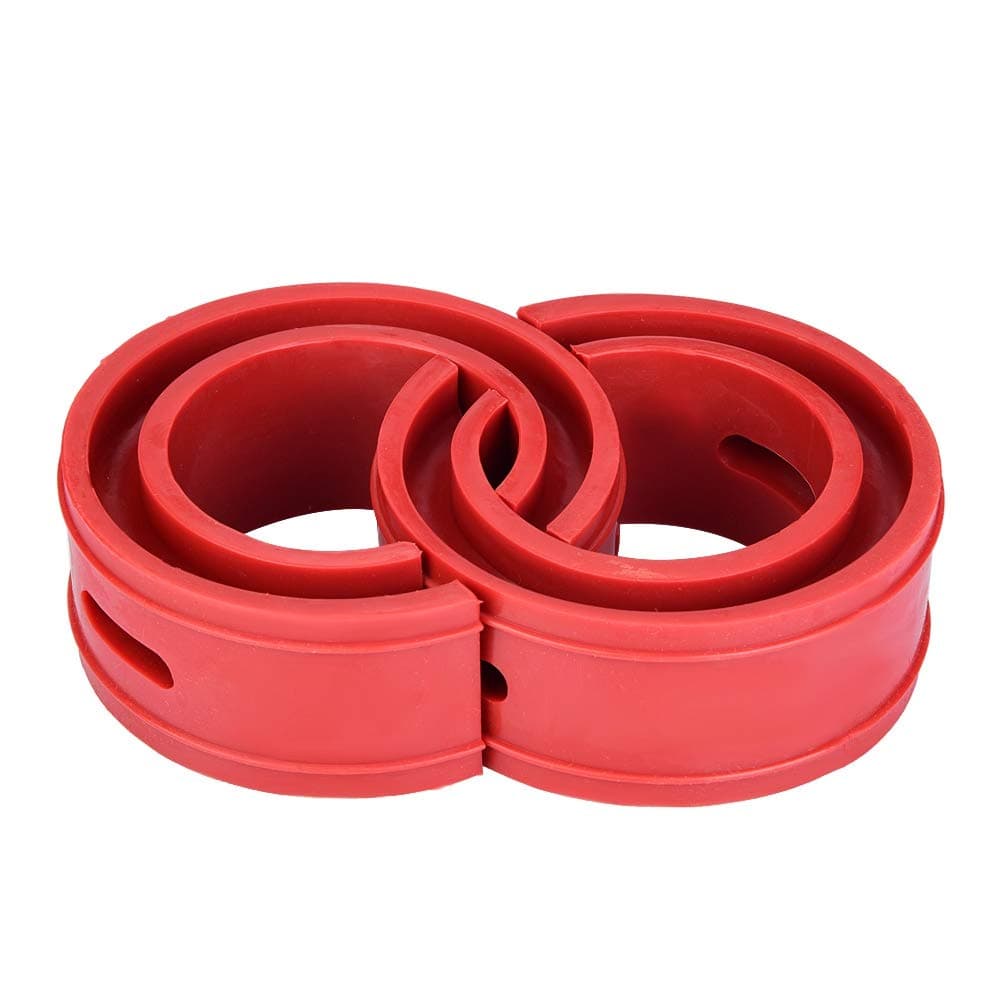 – Auto Power Stops Spring Bumper, Universal Car Shock Absorber Spring Buffer Cushion Bumper Red (D)
