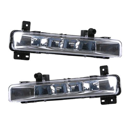 1 Pair LED Daytime Running Light DRL, Front Bumper Fog Lamp Compatible with BMW F20 F22 F30 F35 G38 530e 530i 540i xDrive 2017 2018 2019, OEM 63177349131/63177349132