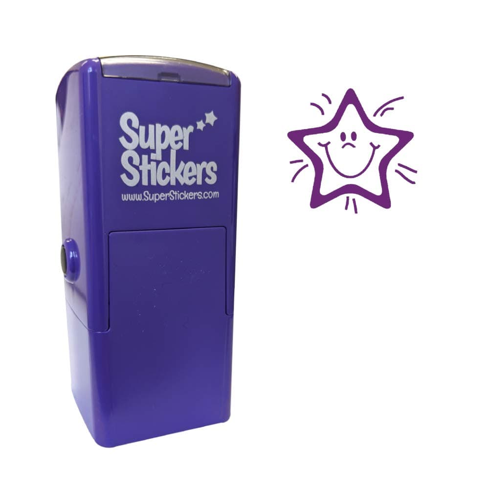 SuperStickers Smiley Star Stamper - Purple
