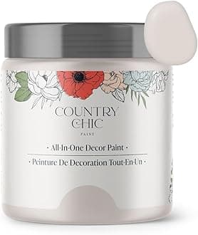 Country Chic All-in-One Chalk Paint for Furniture, Cabinets, Home Decor, Eco-Friendly, Matte Finish, Built-In Primer & Top Coat for Wood, Metal - Darling (Light Purple) - 8 oz (237 ml)