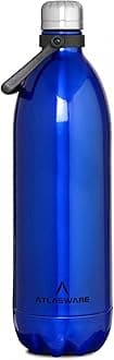 Stainless Steel Vacuum Bottle, 2000 Ml - Blue
