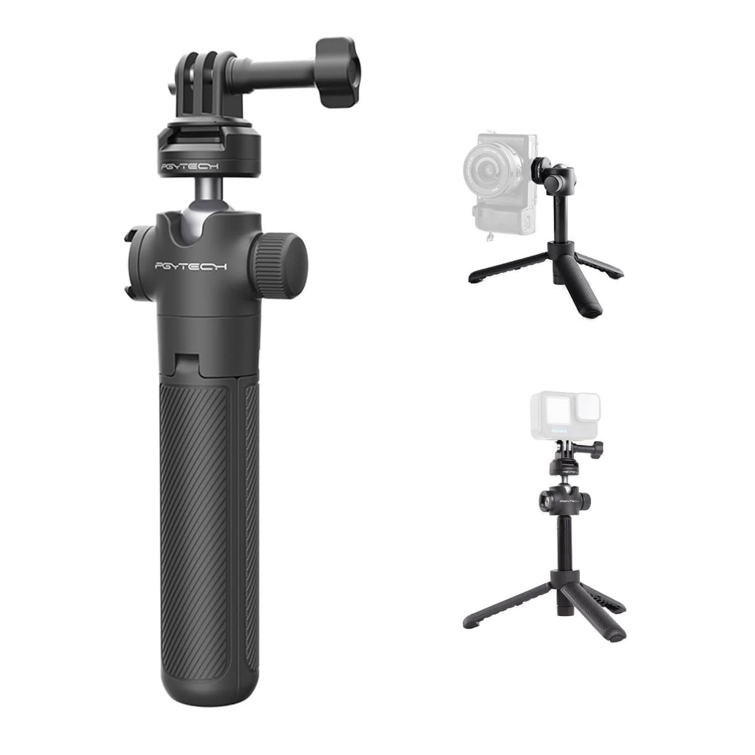 PGYTECH CapLock Action Camera Extension Pole Tripod with Quick-Release Design
