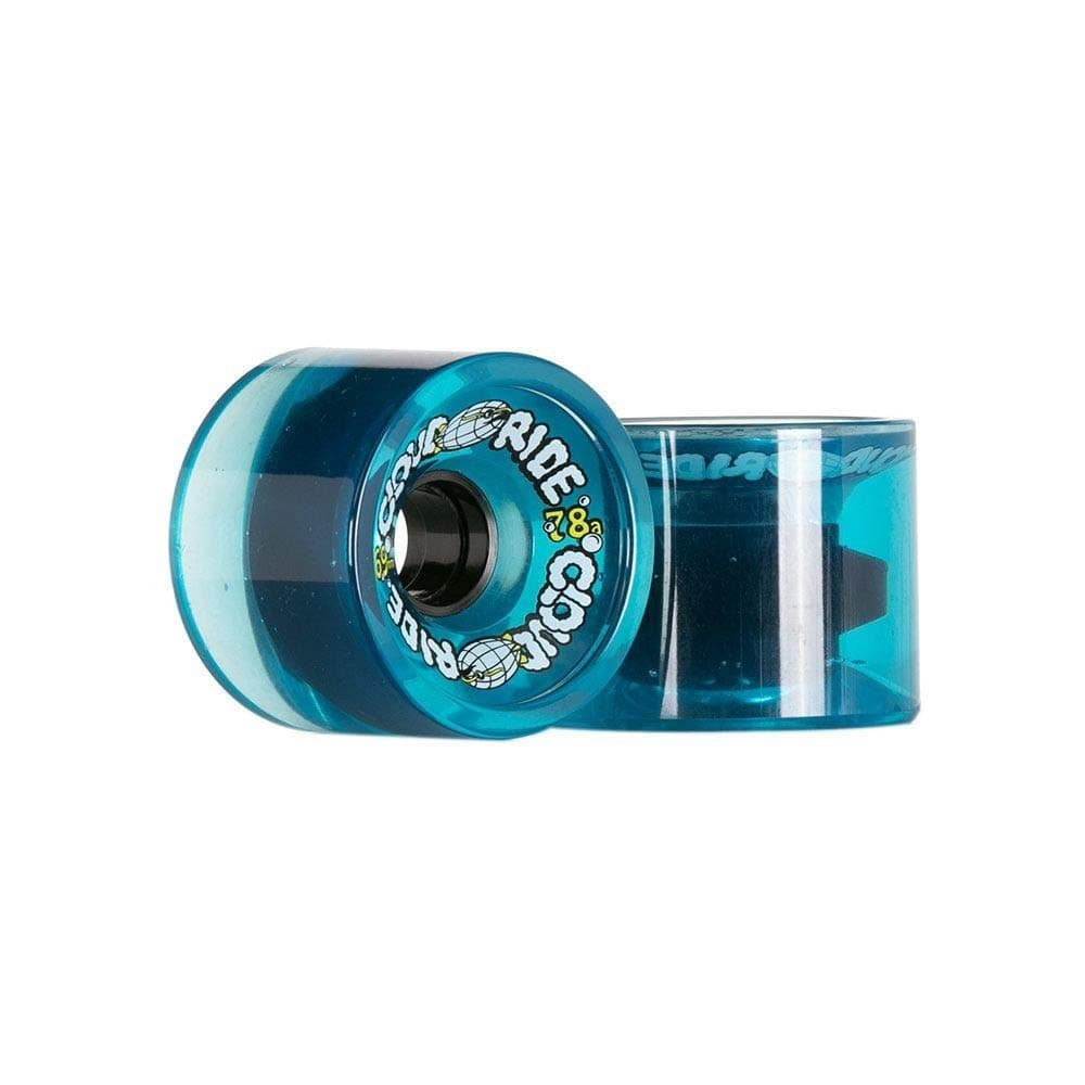 Cloud Ride!Wheels Cruiser 69mm 78A Longboard Wheels, Clear