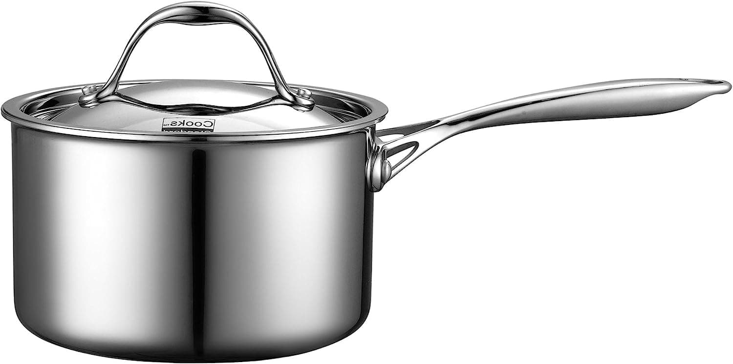 Cooks Standard Multi-Ply Clad Saucepan, 3 Quarts, Silver