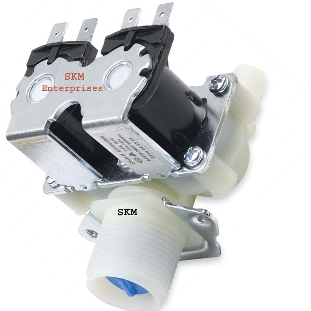 S KM Enterprises - Suitable For ( 6 KG ) Samsung Front Load Washing Machine Inlet Valve 6KG Samsung Front Load Water Inlet Feed Valve 6KG Samsung Front Load Inlet Pipe Hose Valve 6KG/ Inlet Feed Valve