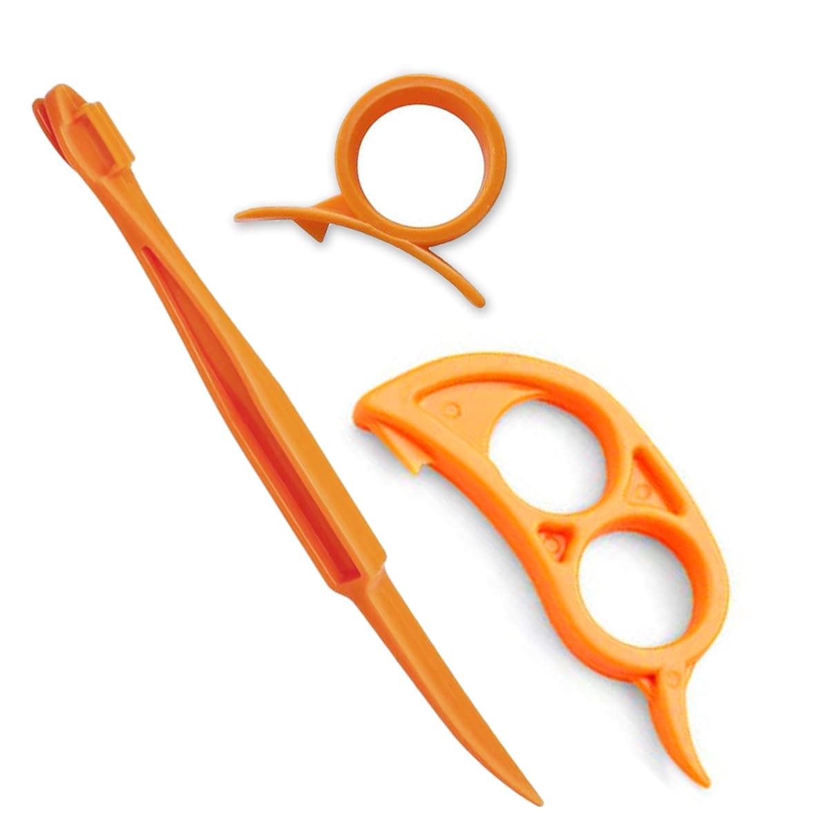Orange Peeler Tools Citrus Peel Cutter Plastic Easy Fruit Vegetable Slicer Cutter Lemon Peeler Opener Remover Fruit Tools Kitchen Accessory Knife Cooking Tool Kitchen Gadgets Peelers,3 Pack