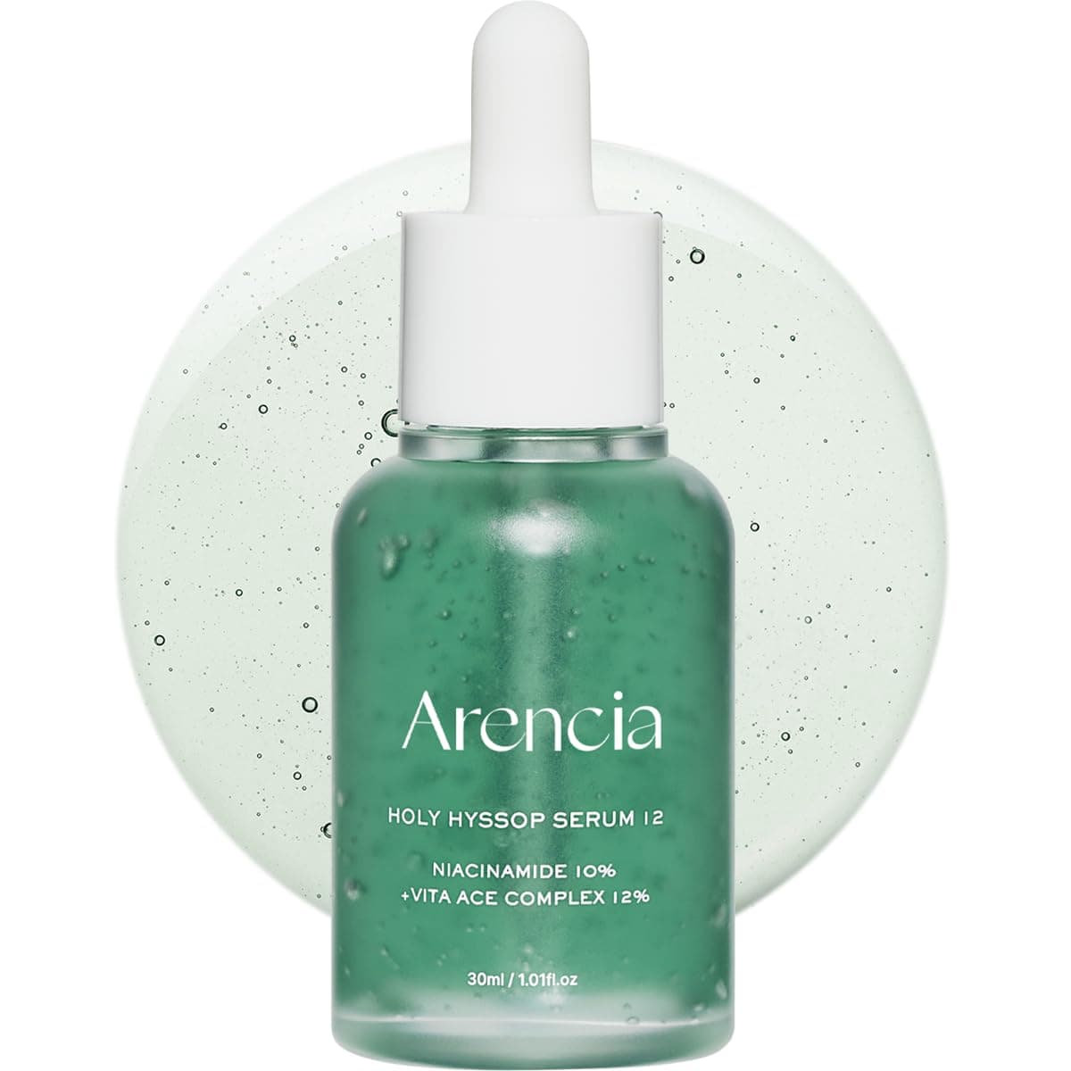 Arencia Hyssop Glow Serum, 10% Niacinamide, 12% Vitamin A,C,E - Hydrating, Moisturizing, Anti-Aging Serum for Korean Glass Skin