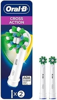 Oral-B CrossAction Electric Toothbrush Replacement Brush Heads Refill, 2ct (Packaging may vary)