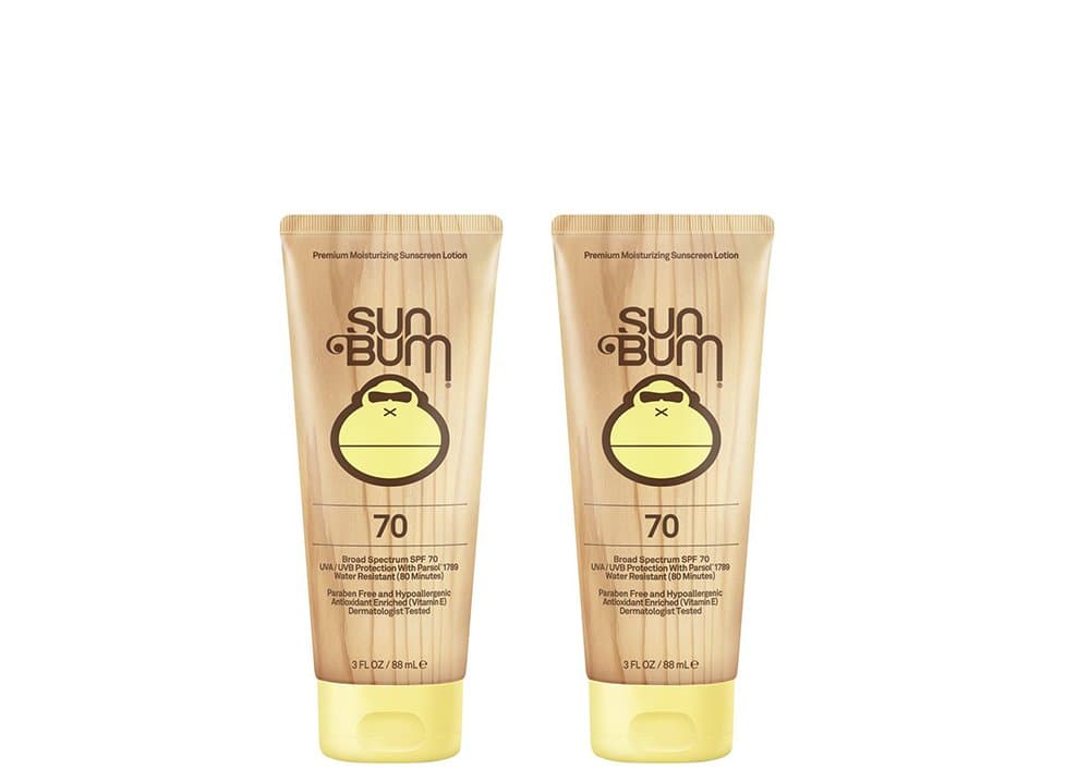 Sun Bum Moisturizing Sunscreen Lotion, 3-Ounce, SPF 70 (2 Pack)