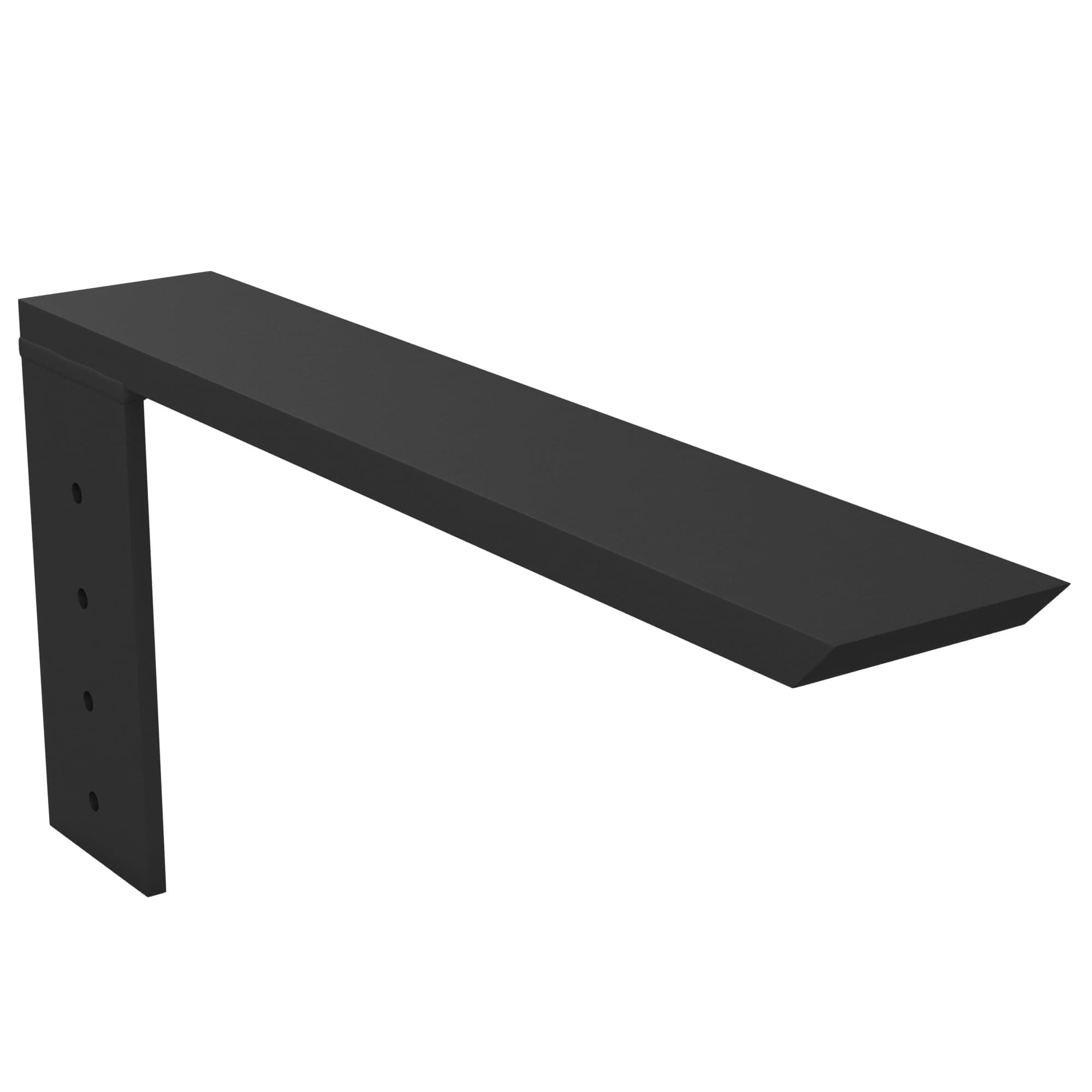 Solid Heavy Duty Steel Side Wall Free Hanging Hidden Countertop Support Bracket (24 inch, Right) 1 Count, Hidden Island Countertops, DIY Projects, Made by The Original Granite Bracket…