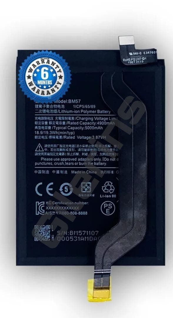 Original BM57 Battery for Redmi Note 10 Pro / 10 Pro Max Battery with 6 Month Warranty**** (SEP00796)
