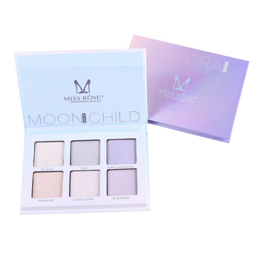 JUHON 6 Colors Makeup Highlighter Makeup Palette Highlighter
