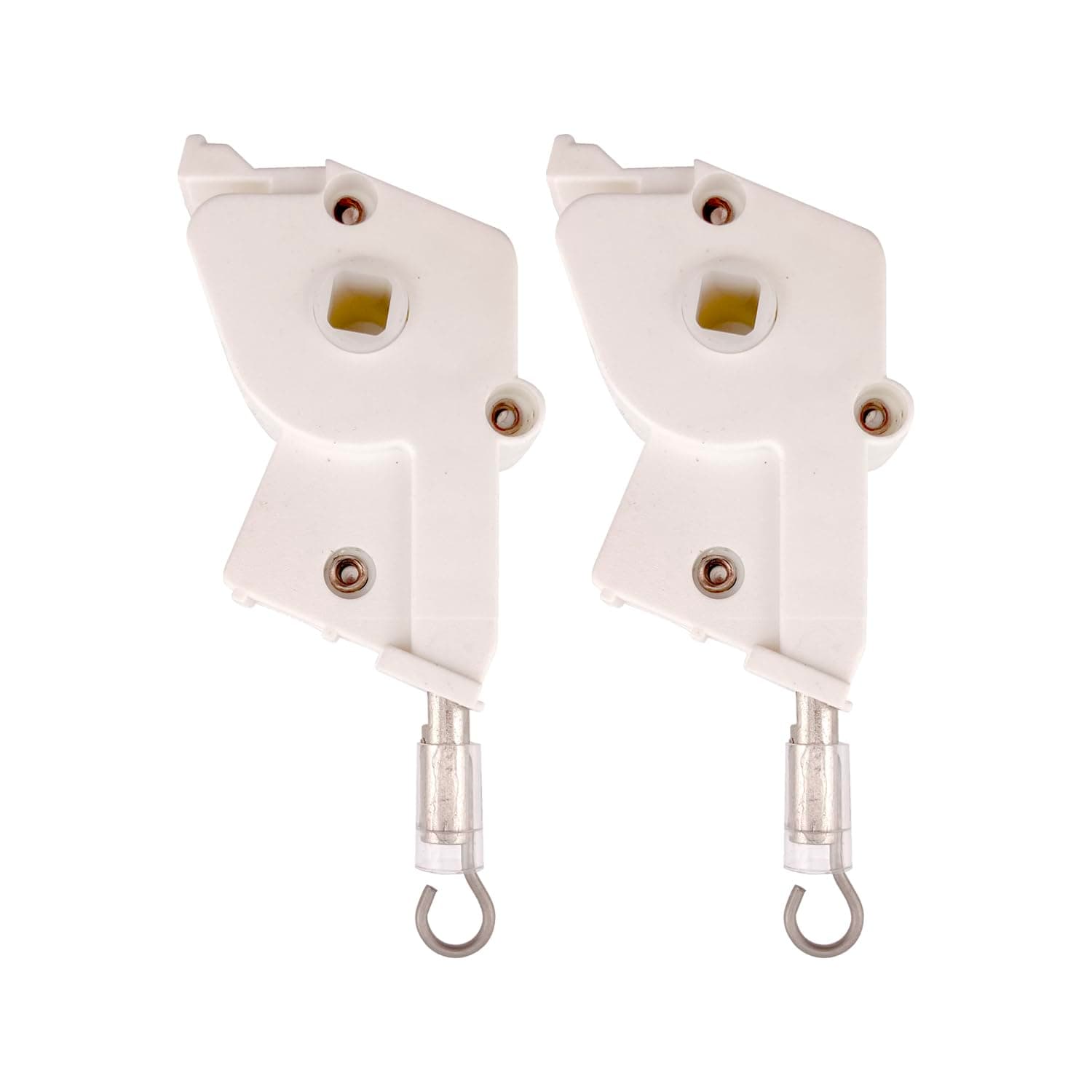 High Profile 2" Plastic Wand Tilter for Horizontal Blinds 2ct - Square Rod Compatible, Durable Control Mechanism