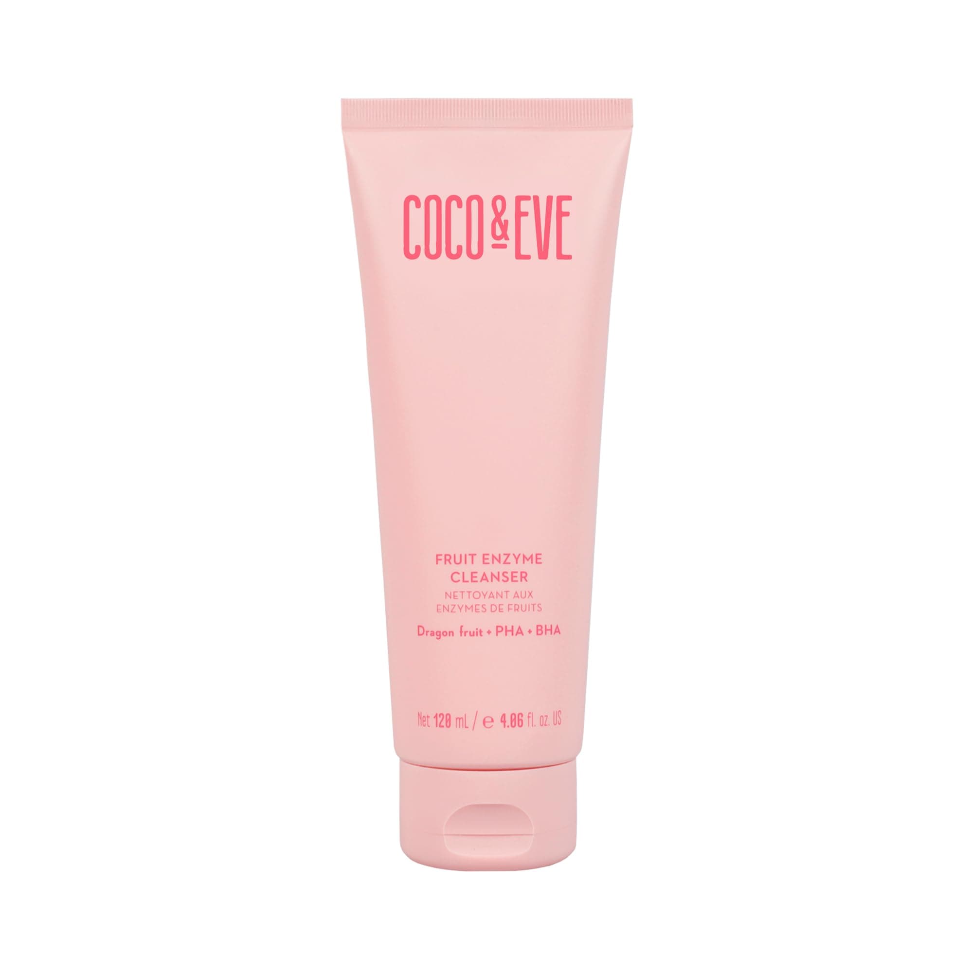 Fruit Enzyme Cleanser. Water Based Gentle cleanser for Radiant Complexion. Refines Pores, Exfoliates and Moistuizes Skin. BHA, Prebiotic, Papaya Enzyme & Vitamin E (4.06 fl oz)