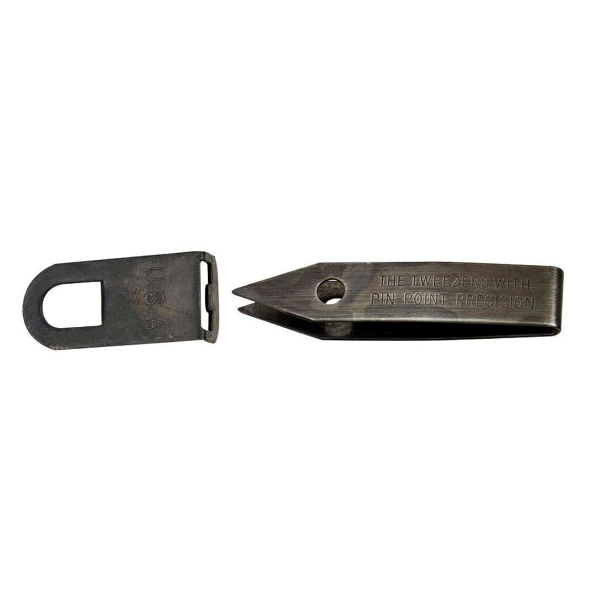 Black Oxide Uncle Bill's Key Chain Tweezers