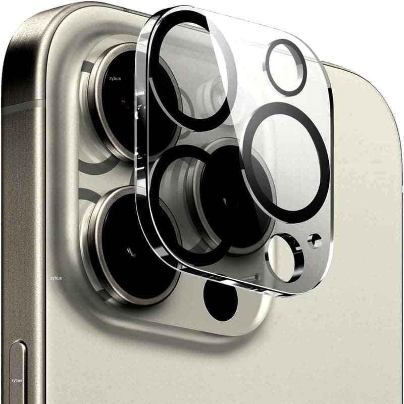 PreCure Tempered Glass For iPhone 14 Pro Camera Lens Protector/iPhone 14 Pro Max Camera Lens Protector-9H Hardness,Camera Protector,Does Not Affect Flash Light|iPhone 14 Pro Lens Protector.