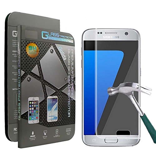 Galaxy S7 Edge Screen Protector,Galaxy S7 Edge Tempered Glass Screen Protector,Gotida Galaxy S7 Edge Full Coverage Premium Tempered Glass for Samsung Galaxy S7 Edge (1 Pack)