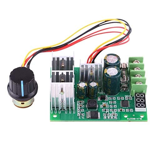 Sydien 6-60V DC 30A Motor speed Controller Speed Regulator Module PWM Control Drive Switch with Digital Display 6V 12V 24V 48V