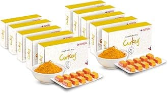 Curkey Sugar-Free Lozenges for Quick Relief from Sore Throat | 100mg Pure Curcumin from turmeric | Mint Flavour | Suitable Sore throat, Cold & Cough Remedy for All Ages – 10 Pastilles (Pack of 10)