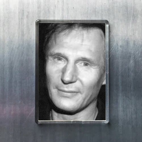 LIAM NEESON - Original Art Fridge Magnet #js001