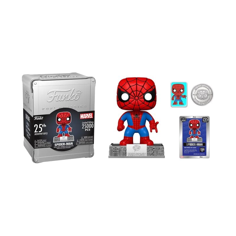 Funko SDCC 2023 (Shared): Marvel POP! Classics Spider-Man 25TH Anniversary
