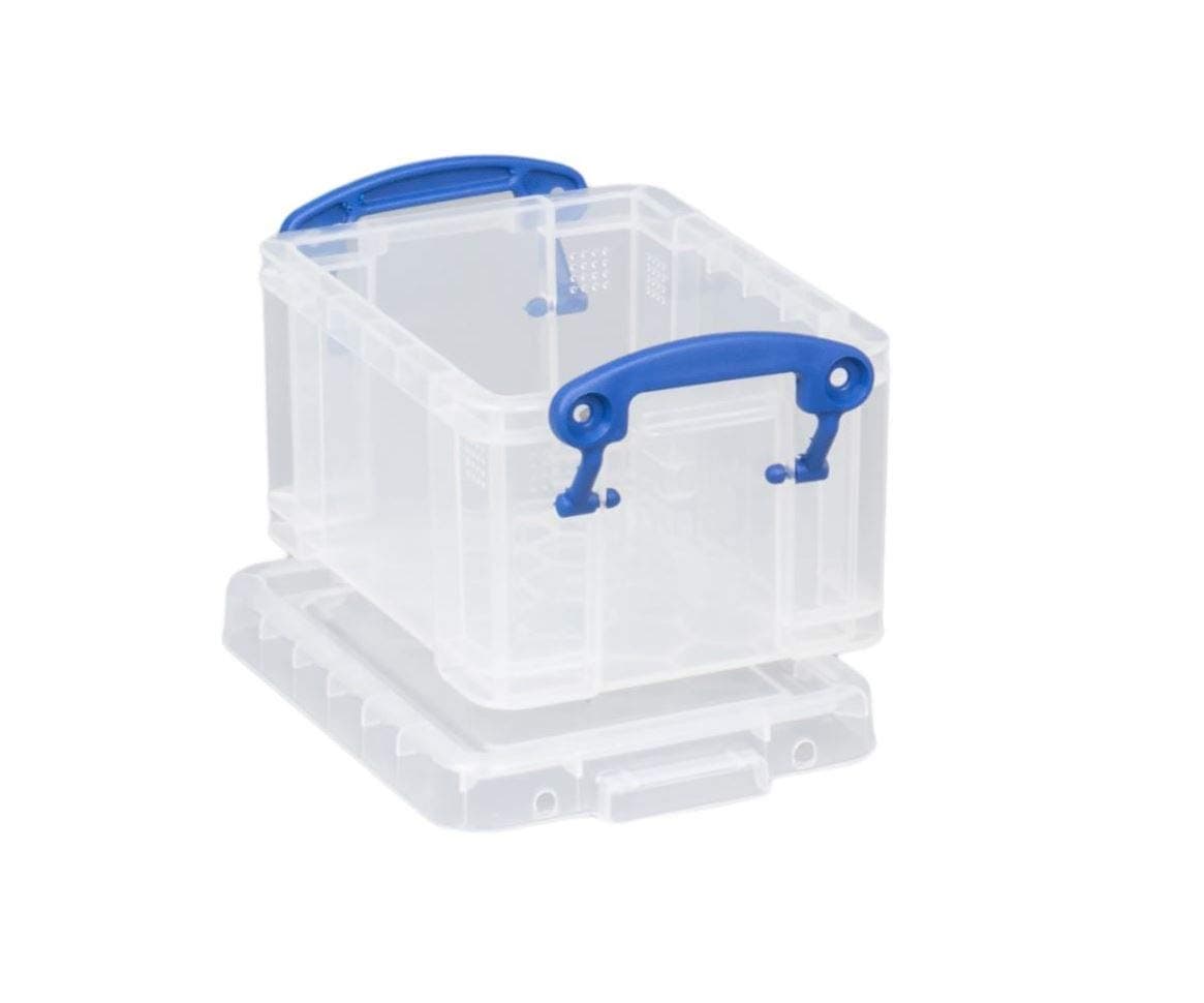 Really Useful Boxes 0.3 Litre Rectangle Really Useful Box Clear