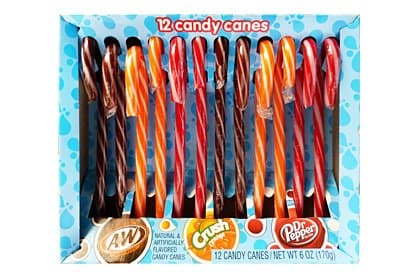 American Soda Candy Canes, 12ct