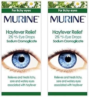 Hayfever Eye Drops, Hayfever Treatment for Itchy and Painful Eyes, Anti-inflammatory Eye Drops 10ml (Pack of 2)
