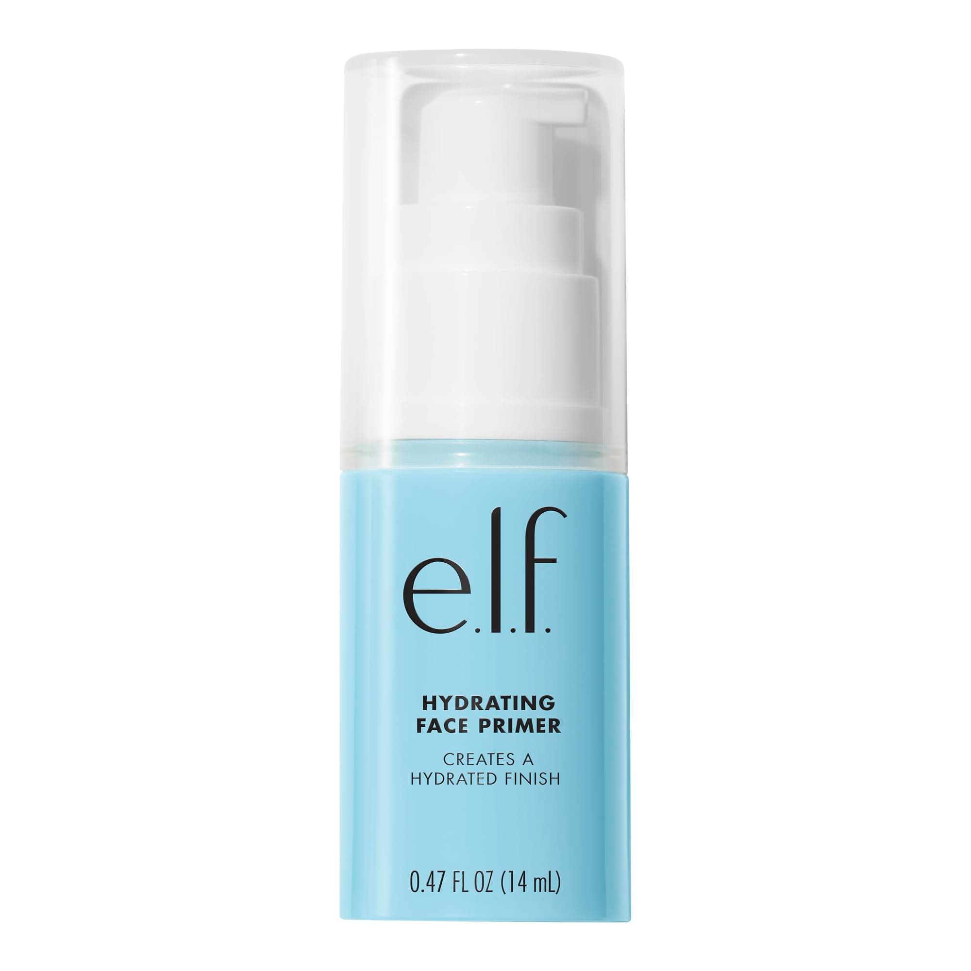 e.l.f. Hydrating Face Primer, Moisturizing Makeup Base, Smooths Pores & Fine Lines, Long-Lasting Wear, Preps Skin for Foundation Application, Small