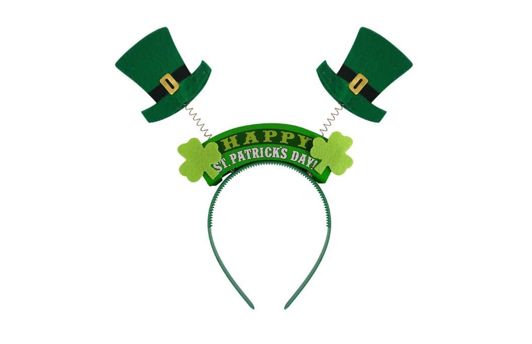 St Patricks' Day Top Hat Style Head Boppers