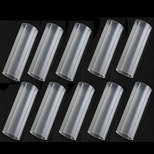10pcs 18650 Plastic Battery Tubes 6cm for 18650 Flashlight