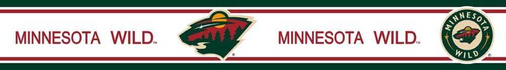 Minnesota Wild NHL Hockey Prepasted Wall Border