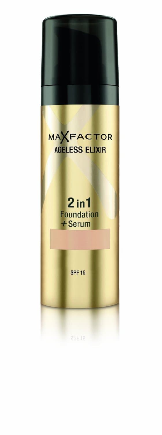 Max Factor Ageless Elixir 2 in 1 Foundation & Serum 30ml Sealed - 45 Warm Almond by Max Factor