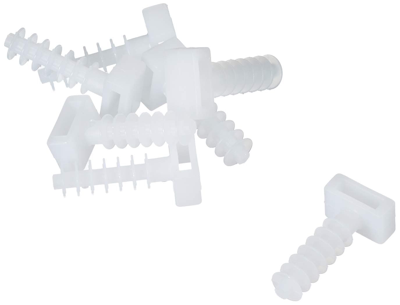 Sysfix 3530601 - Pack of 100 TBR Cable Tie Mount (Polyamide, 6mm) White