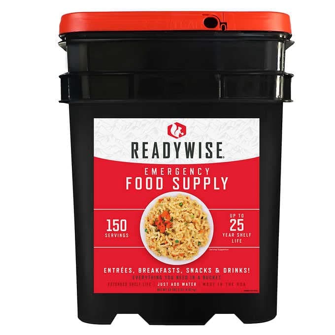 ReadyWise150 Serving Emergency Food Bucket