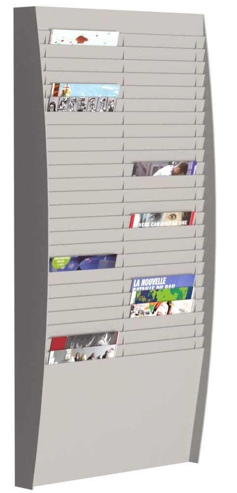 Fast Paper - A4 Document Control Panel 50 Compartments Grey