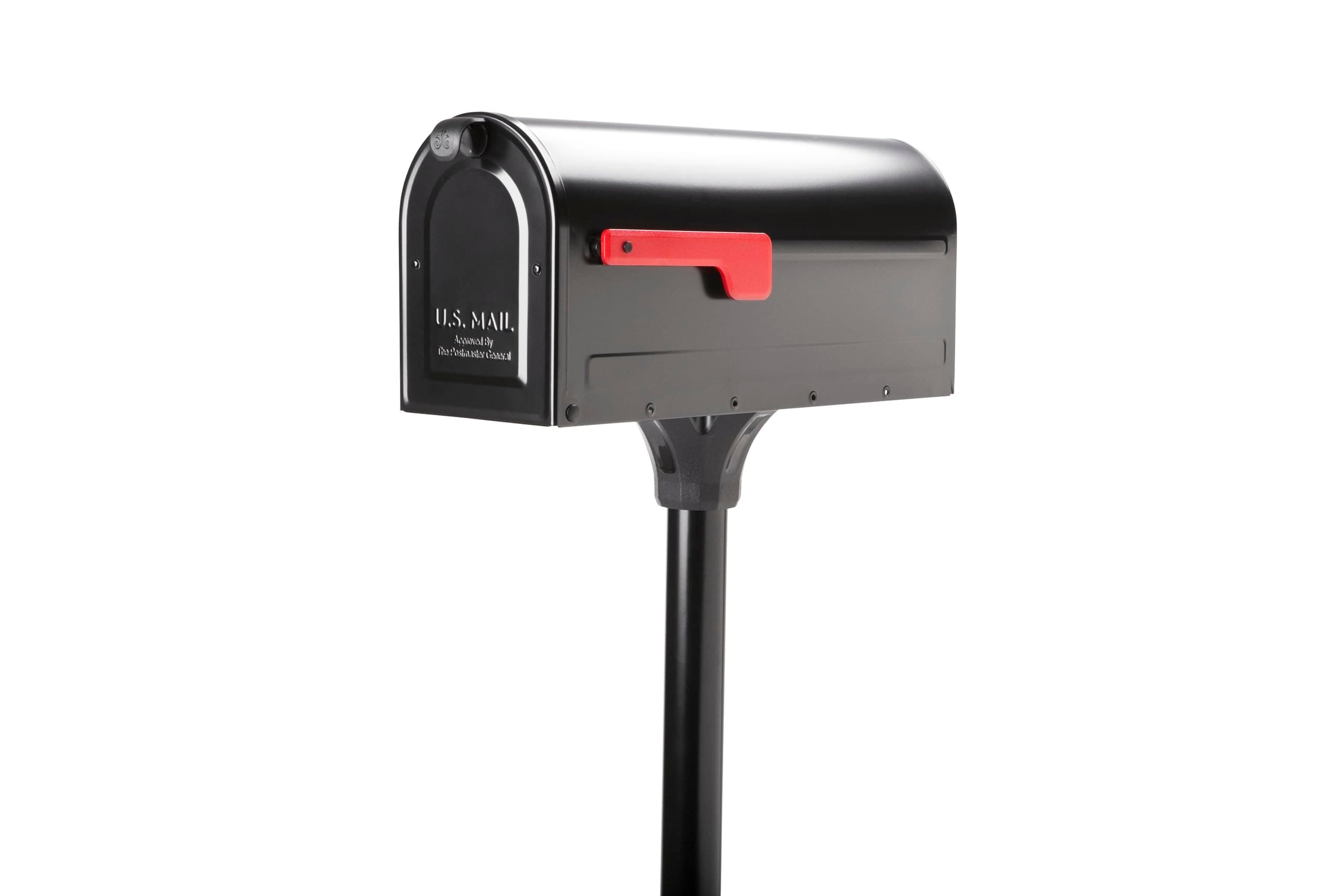 ARCHITECTURAL MAILBOXES 7680B-10 MB1 Mount Mailbox and In-Ground Post Kit, Bl, M