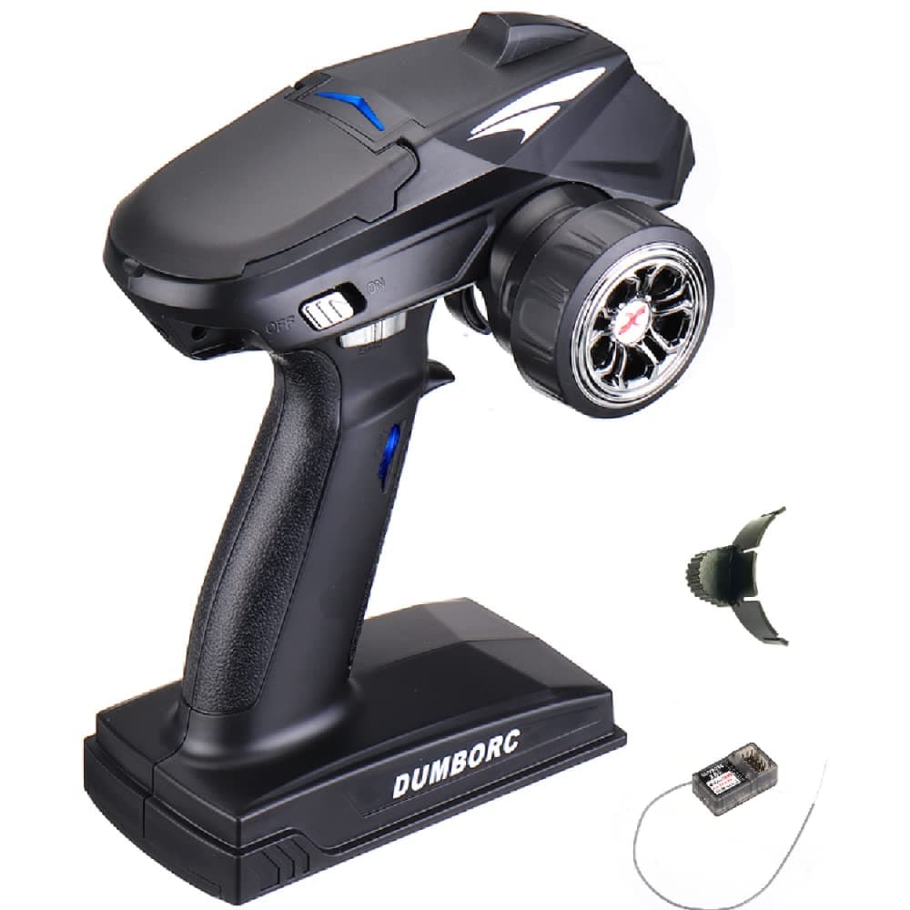 X4 4CH RC Radio System Transmitter and Receiver X6F 2.4ghz Remote Controller for RC Car Boat Tanks(Distance 400m-500m) Controller Transmitter