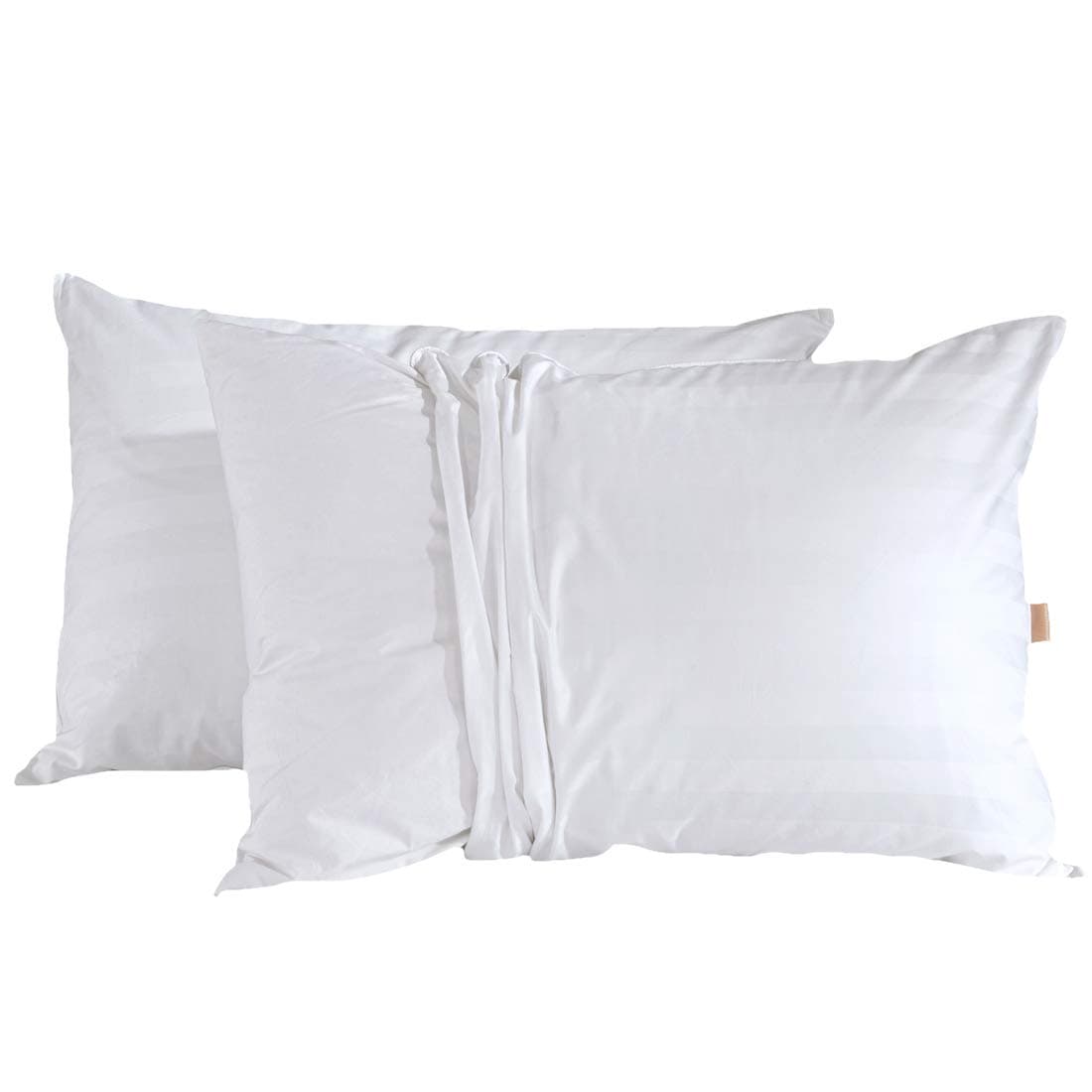 puredown Luxury White 2 Outer Protectors King Size Set of 2 Goose Down Pillow