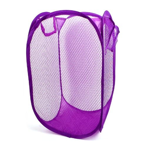 XIKEDUO Deluxe Foldable Pop-Up Hamper/Purple