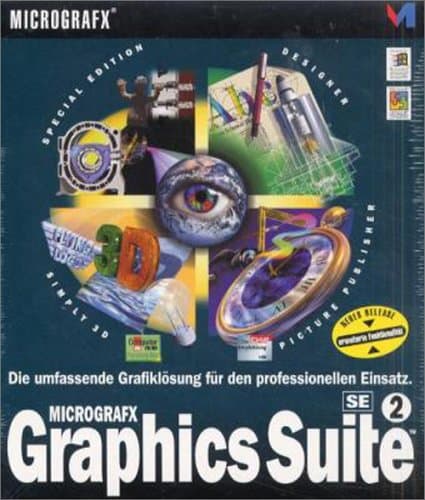 Micrografx Graphics Suite 2 SE CD-ROM für Windows 95/98/ NT 3.51/ NT 4. Die umfassende Grafiklösung für den professionellen Einsatz