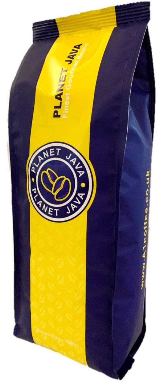 Planet Java Colombian Blend Smooth Roast Coffee Beans 1kg Bag, Full Medium Hand Roasted In The UK