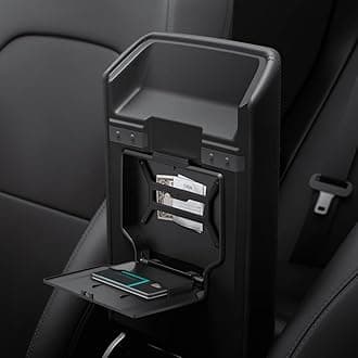 One-Tap Hidden Storage Box for Tesla Model Y Juniper (Standard, Premium & Performance 2026/2025) and Model 3 Highland (Standard, Premium & Performance 2026/25/24)