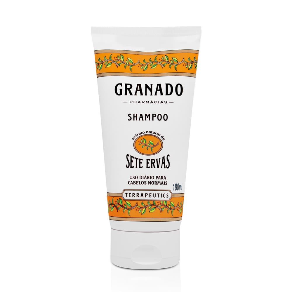 Linha Terrapeutics Granado - Shampoo Sete Ervas 180 Ml - (Granado Terrapeutics Collection - Herbal Mix Shampoo 6.1 Fl Oz)