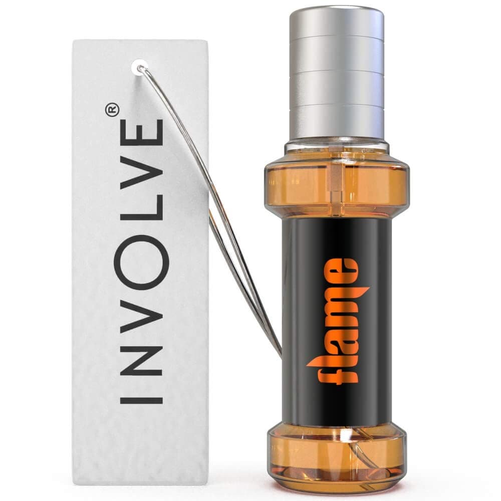 Involve your senses Elements Flame Spray Air Perfume | Fine Fragrance Scent Air Freshener - IELE04-30ml | Car fresheners | Car accessories interior | Long lasting fragrance | Car perfume