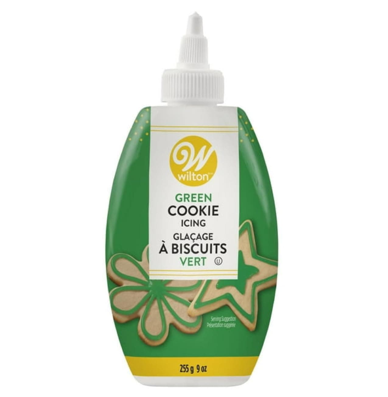 Cookie Icing, Quick-Setting, No Heating Needed Squeeze Bottle for Decorating Sugar Cookies & Holiday Treats, 7.5 oz., Green