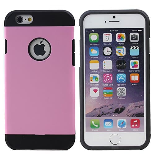 Iphone 6 (4.7'') Armor Case, iSavv protective case, Slim Fit Light Weight Design (Pink